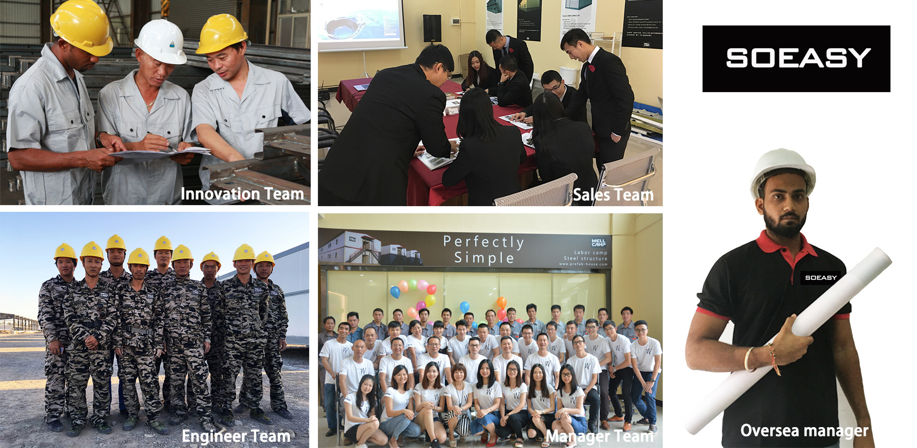 SOEASY innovation, sales, engineering and management teams