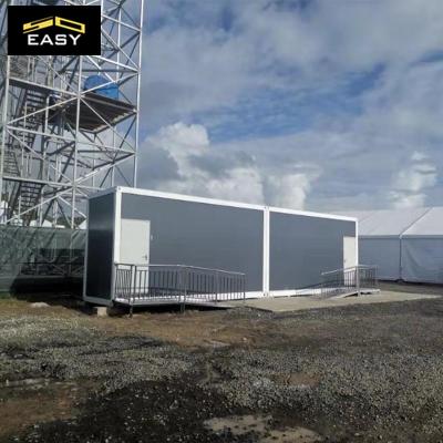 casa modular de contenedores de paquete plano para planes portátiles de construcción de campamentos de verano