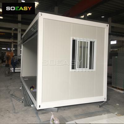 China prefabricada 20FT 40FT plegable modular de lujo paquete plano prefabricado contenedor de almacenamiento plegable para la venta
