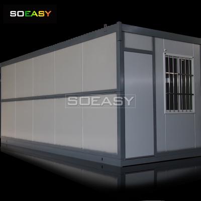 Casa de contenedor plegable modular prefabricada ensamblada fácilmente modular móvil prefabricada de bajo costo / barata de China para la venta
