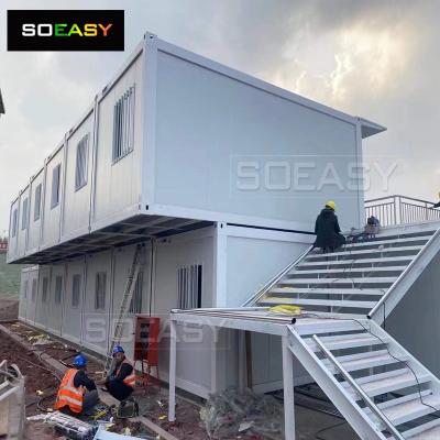 Top Luxury Living Well Camp 20ft Prefab Modern Ship Folding Flat Pack Container House Casa prefabricada Prefabricada personalizada
