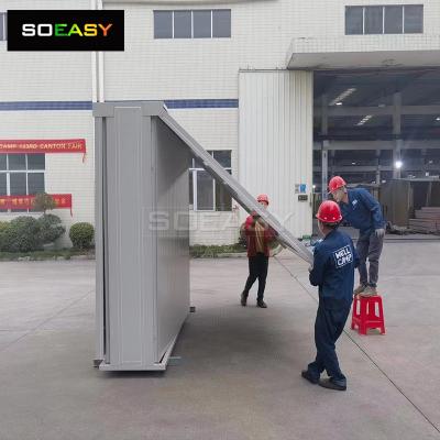 Casa contenedor plegable expandible para refugiados tras el terremoto de Myanmar/Tailandia, fábrica china