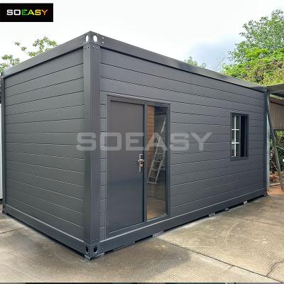 SOEASY Casa contenedor desmontable de lujo para administración de campamentos mineros, alojamiento, villa, casa de vacaciones 3.3M*6M*3H
